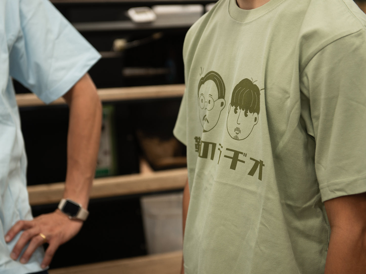 「靴ラジの2人」Tシャツ